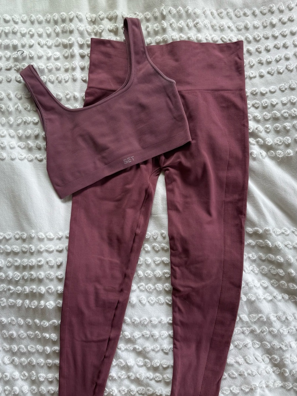 SET Active Wine High-Waist Leggings
